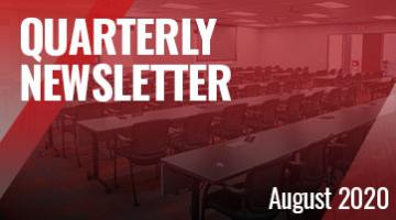 Quarterly Newsletter - Aug 2020